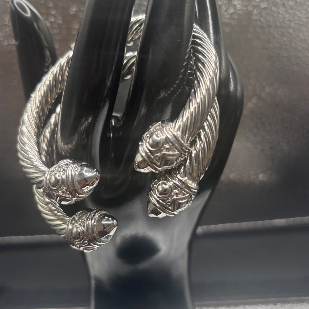 Silver and Gemstone Women's bangles $98.00 Each Citrine With Amethyst & Ruby - Picture 6 of 7